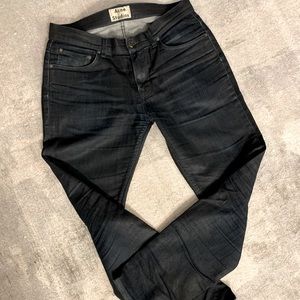 Acne Studios “Ace Commander” waxed/coated jeans